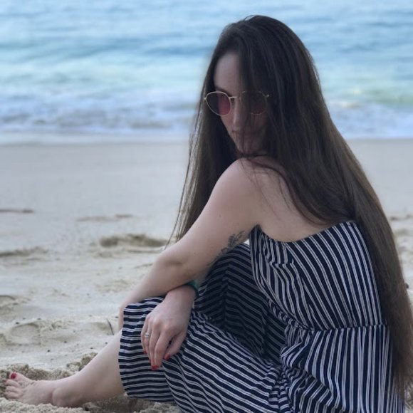 *Garage Navy & White Striped Jumpsuit - Picture 3 of 8